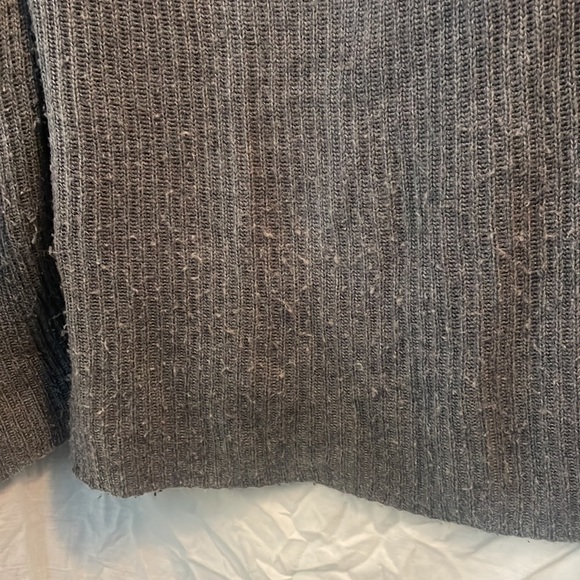 Deep V Cashmere Wool Blend Sweater - Picture 6 of 6